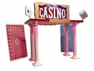 Entrée casino pour thème Casino, Las Vegas, soirée à thème casino, livraison partout en France, Dijon, Limoges