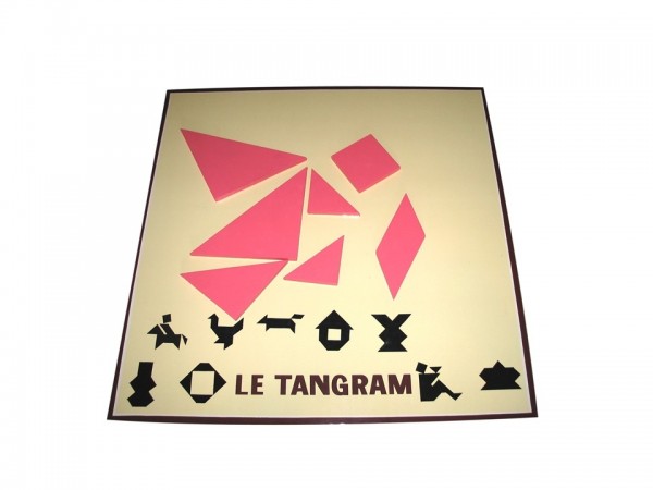 Tangram jeu bois geant Tangram jeu bois geant