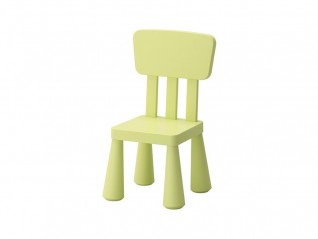 Chaise enfant pvc vert