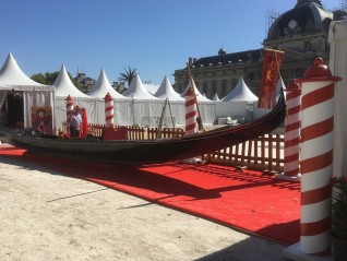 Décor événementiel Duc d'albe rouge blanc 