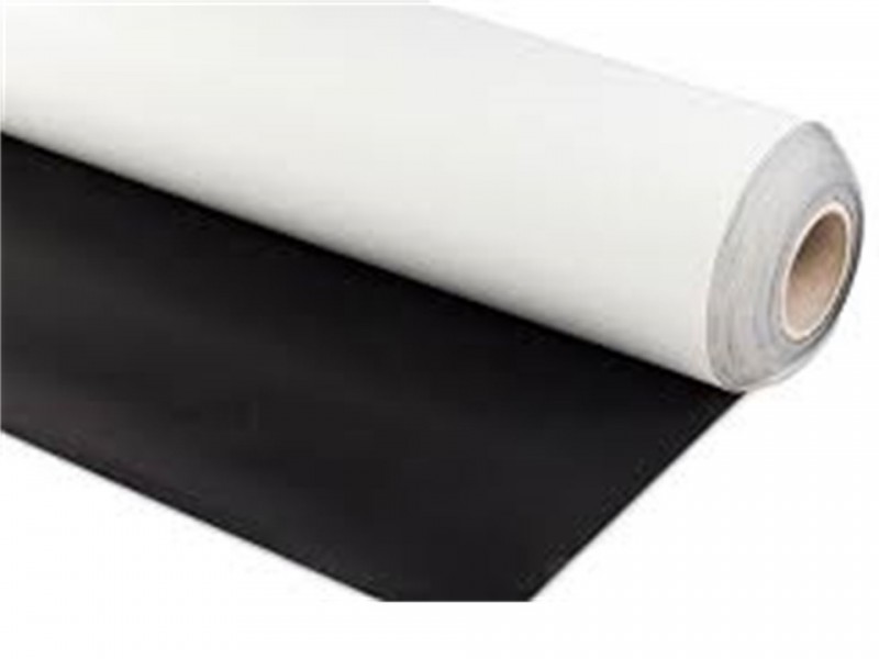 Tapis de danse rect noir - verso blanc