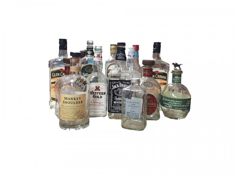 Bouteilles whisky pack 14pcs