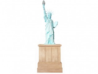 Location Statue de la liberté avec socle pour décor à thème USA, New York sur Nancy, Bordeaux, Toulouse.