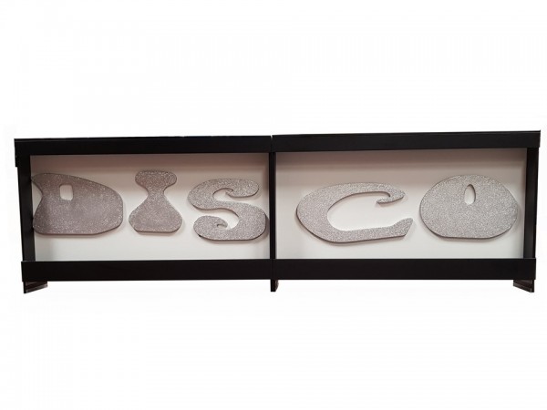Comptoir double disco, décor pour anniversaire thématique disco, livraison sur toute la France, Brest Morlaix