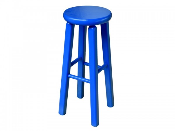 Tabouret bleu en location pour animation thème corsaire, mobilier, livraison sur toute la France, Reims, Tours