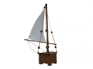 Scénographie Pirate avec Mat 1 voile livraison Rouen Chartres