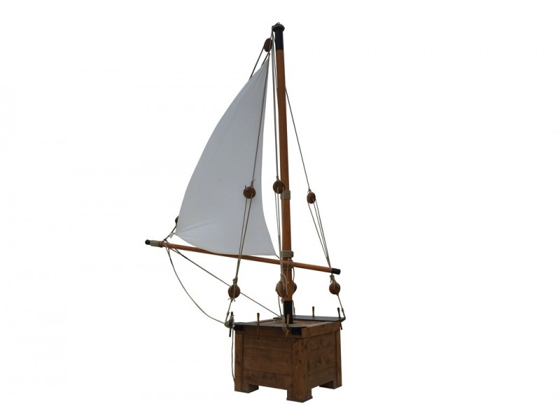 Scénographie Pirate avec Mat 1 voile livraison Rouen Chartres