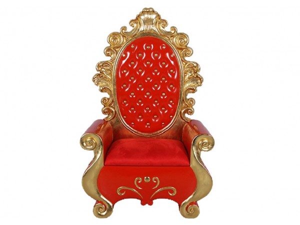 4001.06.002 Fauteuil du Père Noël pour la réalisation de décor de Noël en galerie marchande.