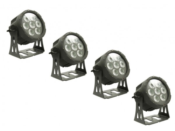 Fly de 4 projecteur led Slim 710 à la location sur Naoslocation.fr pour la réalisation de scène et décor à thème.