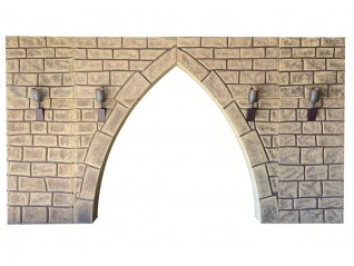 Arche pierre pour décor thématique Brocéliande, Bretagne