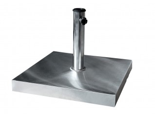 Embase parasol inox