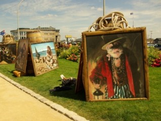 4001.01.100 Tableau corsaire géant en loc pour décor à thème en livraison sur Montpellier, Reims, Toulon.
