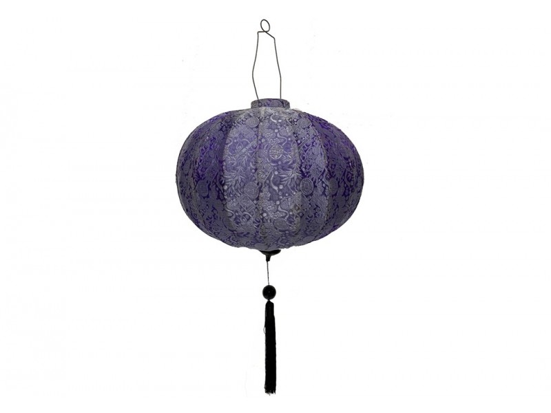 Lampion violet en location pour décor thématique Asiatique sur Laval, Oyonnax