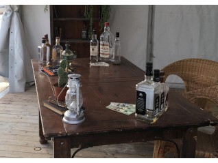 Lampe tempête argent x8 décoration tables, thématique corsaire, exotique, La Rochelle Niort