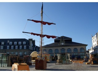 Location mât de bateau pour décor à thème corsaire, pirate, mer, Orléans, Tours