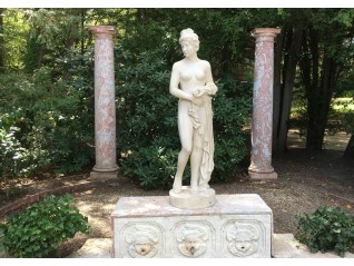 Statue antique "Vénus à la pomme" sans colonne, déco événementielle anniversaire thème antique, Athènes, Lorient Marseille