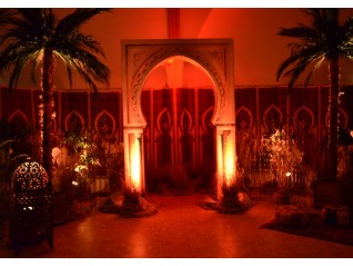 Porte de medina, location de décor pour jeux d'entreprise thème oriental, 1001 nuits, Dreux, Cherbourg