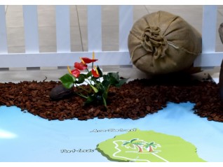 Anthurium artificiel bouquet rouge en loc pour décor exotique, printemps, Saint-Etienne, Clermont-Ferrand