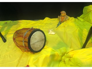 Instrument Tambour Ka en location pour accessoire déco thème exotique oriental, Laval Granville