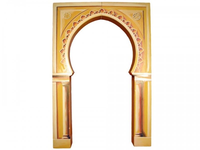 Porte de medina en location de décor thématique oriental, 1001 nuits, livraison partout en France, Lille Quimper