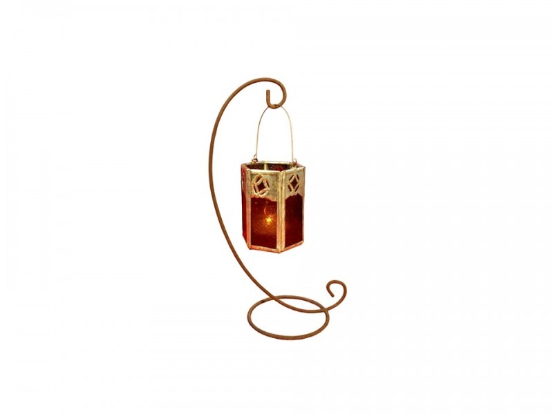 Potence pour verrine ou petite lampe, accessoire déco pour événement thème oriental, 1001 nuits, Rennes Vannes