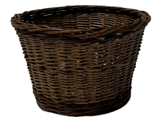 Panier osier rond