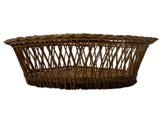Panier osier rond, pour déco, thème jungle. Livraison, Lyon, Clermont, Strasbourg