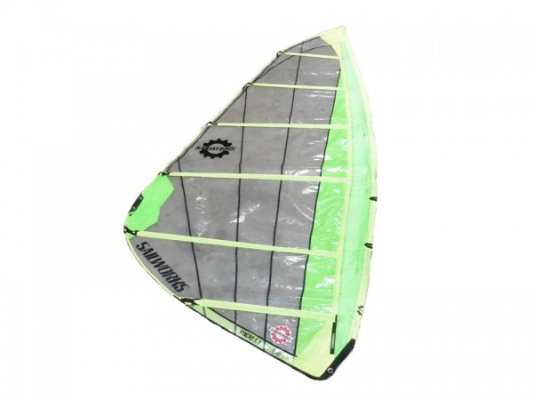 Voile planche verte fluo