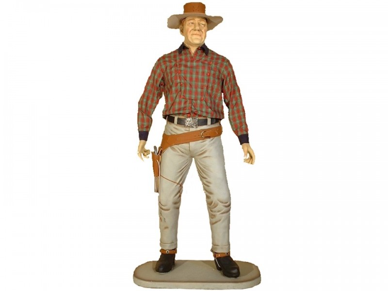 Personnage resine john Wayne