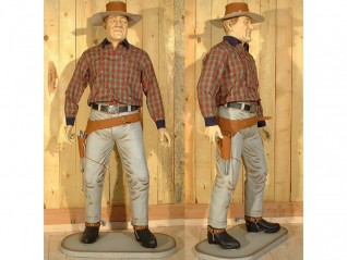 Personnage resine john Wayne