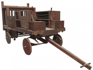 Loc chariot cachot pour décor thème Médiéval, livraison partout en France, Lille, Alençon
