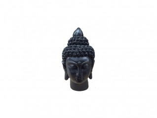 Bouddha tête noire en loc pour prestation thème Asie, livraison partout en France, Lille, Reims