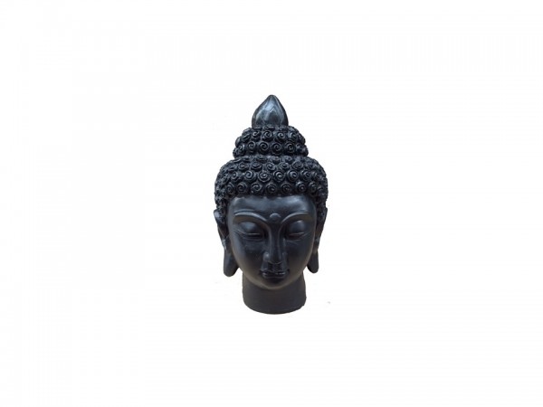 Bouddha tête noire en loc pour prestation thème Asie, livraison partout en France, Lille, Reims