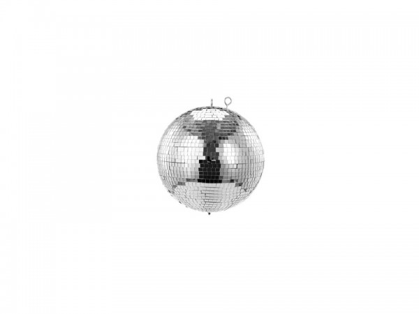 Boule à facettes décorative noire, boule disco - 30 cm