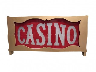 Loc enseigne casino pour décor thématique Las Vegas, poker, black jack, livraison sur toute la France, Amiens, Granville