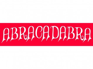 Enseigne Abracadabra (2 panneaux), décor pour soirée à thème Las Vegas, livraison partout en France, Paris Lyon Marseille