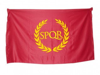 Drapeau romain spqr