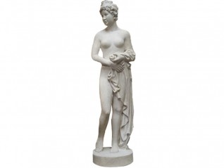 Statue antique "Vénus à la pomme" sans colonne, décor antique en loc, livraison partout en France, Nantes Angers