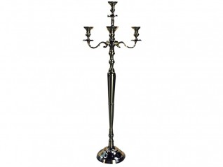 Chandelier argente Victoria 120 cm