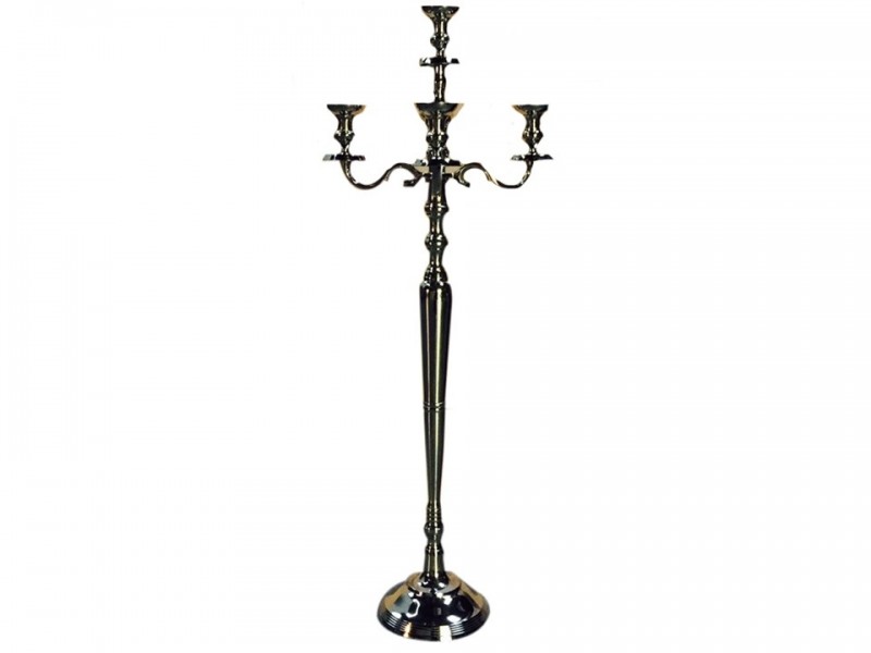 Chandelier argente Victoria 120 cm