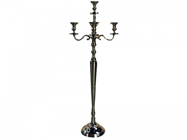 Chandelier argente Victoria 120 cm