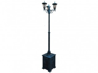 Lampadaire 3 lanternes en location dans parc exposition, salon, TV, cinéma.